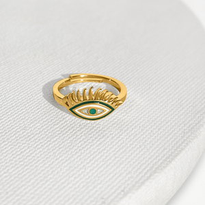 Evil Eye Ring (Intuition) - Gold